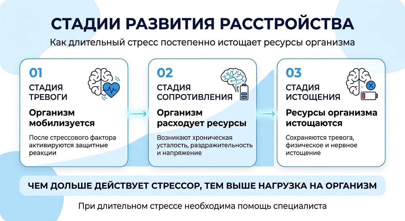 Лечение стресса в Черняховске инфографика